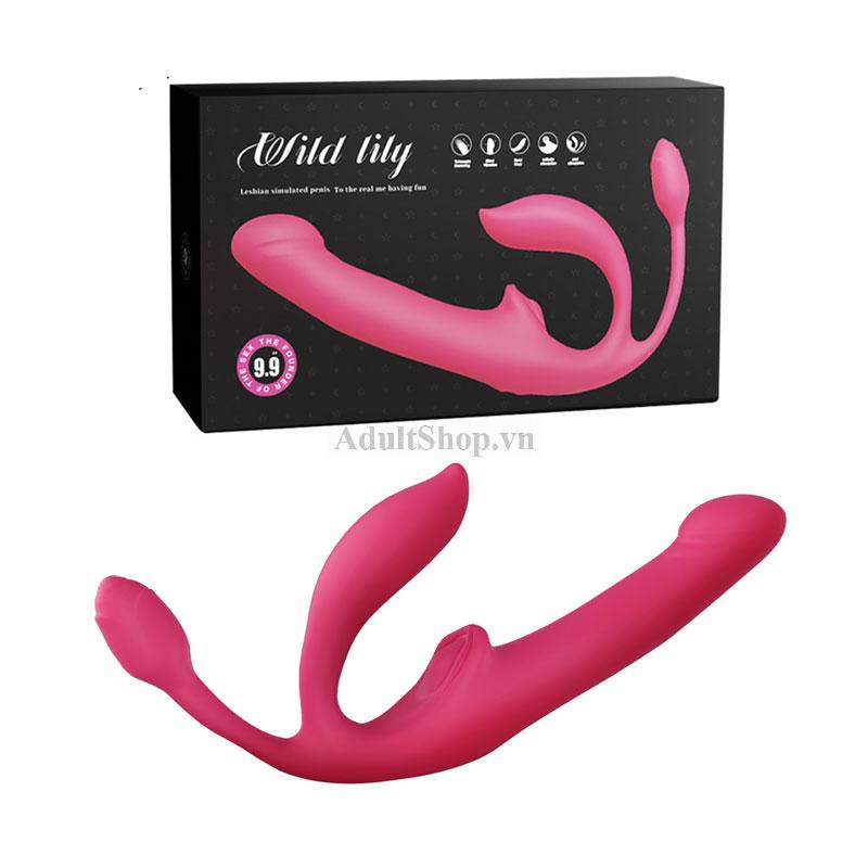 Dương Vật Giả Wild Lily 3in1